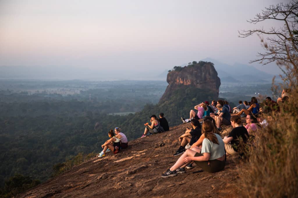 Pidurangala viewpoint near Sigiriya