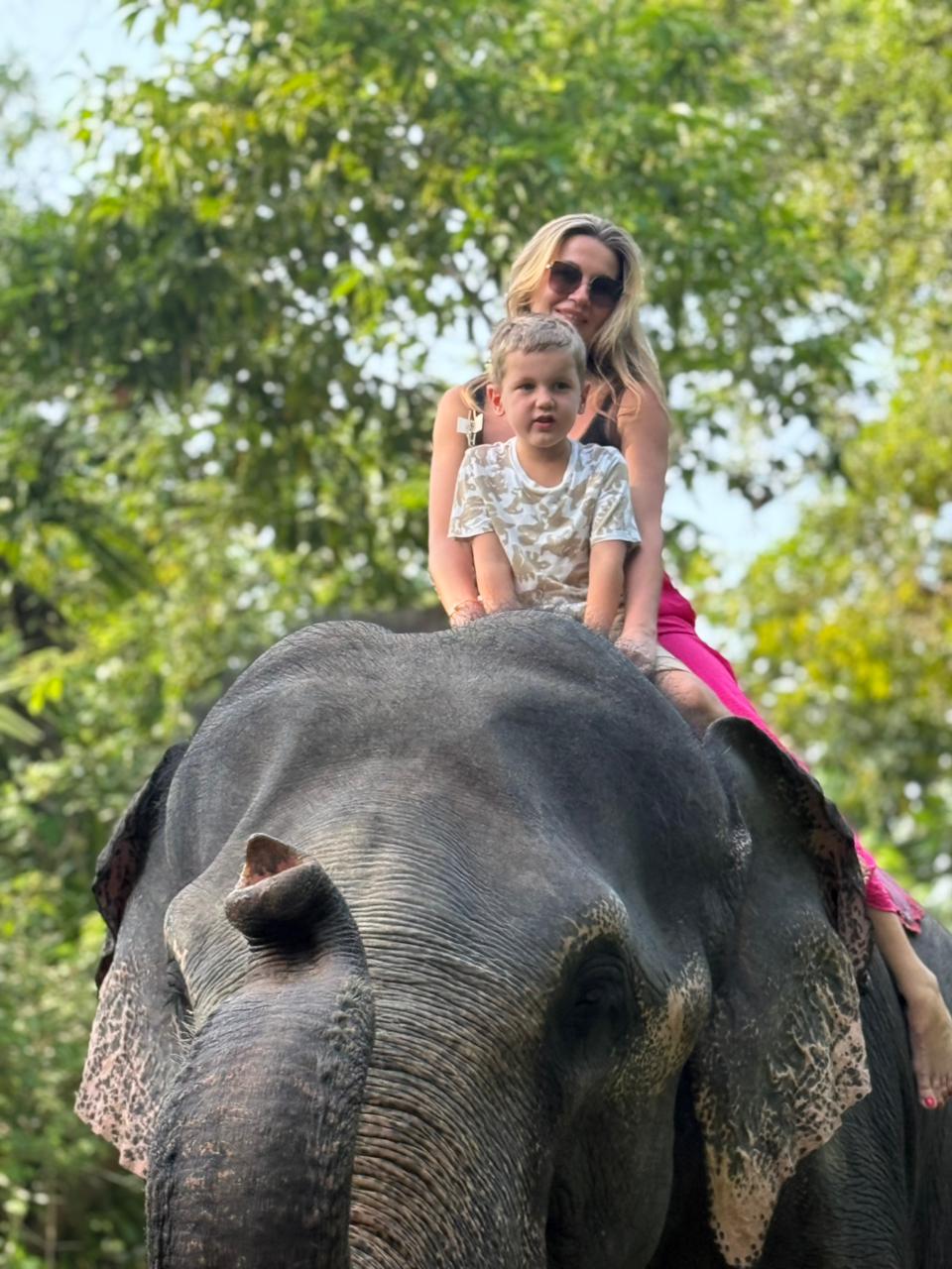 Elephant ride in Sri Lanka